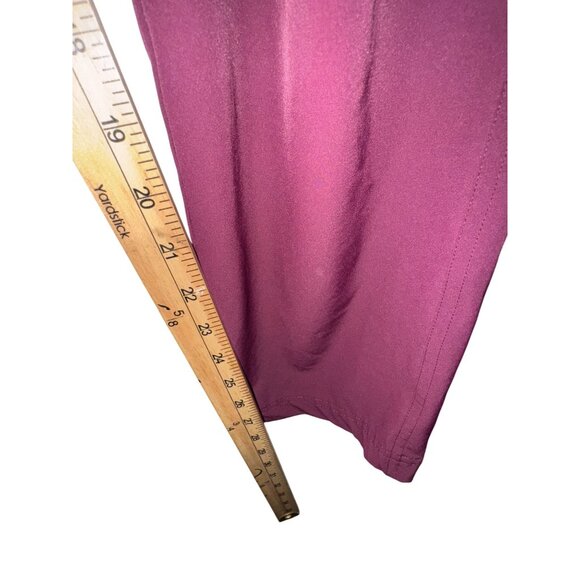 Med Couture Womens Burgundy Scrub Pants L Lightweight Stretchy Fabric With Draws - Picture 5 of 7